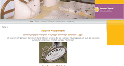 Desktop Screenshot of pensionsylvia.de